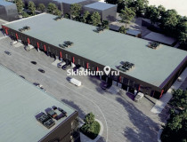 Вид здания. Сухой склад (+18) Склад Завод Московская обл, Люберцы, ул Железнодорожная, д 4, 9 027 м2 фото 3